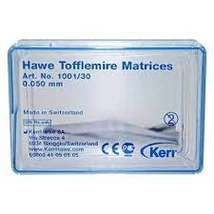 Matrica Hawe Contoured Tofflemire bands, 0.05mm 30db