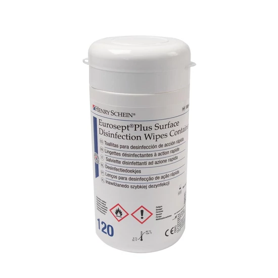 EuroSept Plus Surface Desinf. Wipes Box alk. 120db kendővel 14x18cm HS
