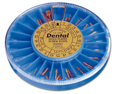 Gyökércsap szett aranyozott 120db Nordin