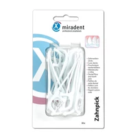 Kép 1/2 - Miradent fogselyem Flosspick 100db