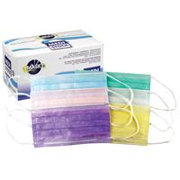 Kép 3/3 - Arcmaszk gumis kék 50db Medistock