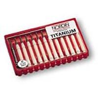 Kép 2/2 - Titán retenciós csap kit 0,60mm fehér (12 csap+1 fúró) Nordin