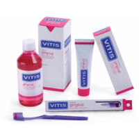 AKCIÓ - Kit VITIS gingival 15 ml+30 ml+sensitive fogkefe (pink) 10+1