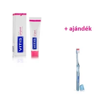AKCIÓ - VITIS gingival fogkrém 100ml (pink) + ajándék Gingival fogkefe