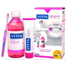 Kit Vitis Gingival szett 500ml+100ml+fogkefe gingival Healty Gums Kit Vitis Gingival szett 500ml+100ml+fogkefe gingival Healty Gums