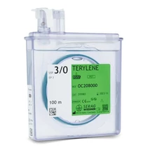 Varrófonal Terylene USP 3/0 100m 2,0 polyester zöld
