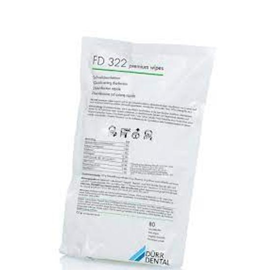 Dürr FD 322 premium wipes 80db utántöltő 14x19cm