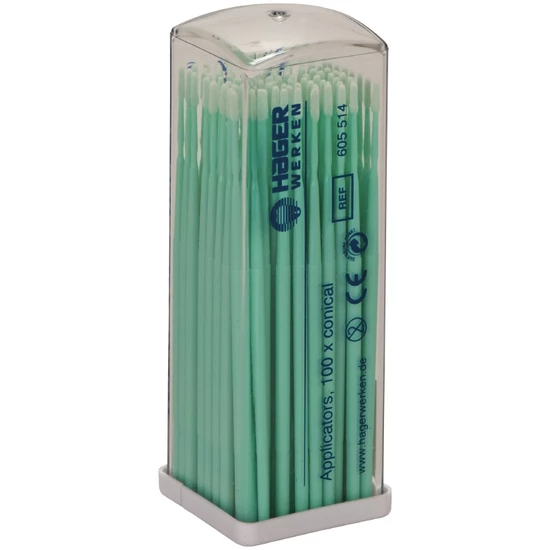 Apply-Tips applikációs pálca zöld kúpos 100db