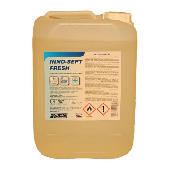 INNO-SEPT Fresh 5 L kéz és felületfertőtlenítő alkoholos