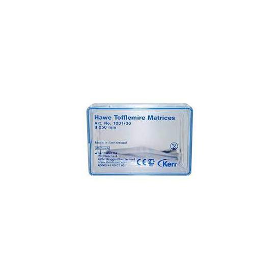 Matrica Hawe Contoured Tofflemire bands, 0.05mm 30db