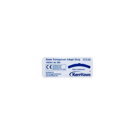 Hawe Transparent Strips 0,075mm 100db