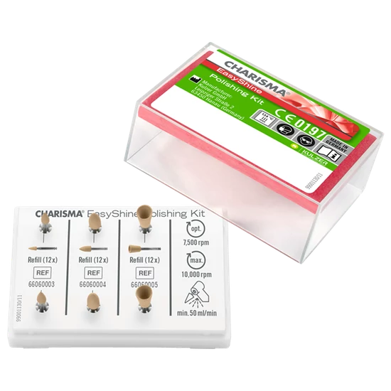 Polírgumi Charisma easyshine kit 6db