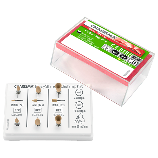 Polírgumi Charisma easyshine kit 6db