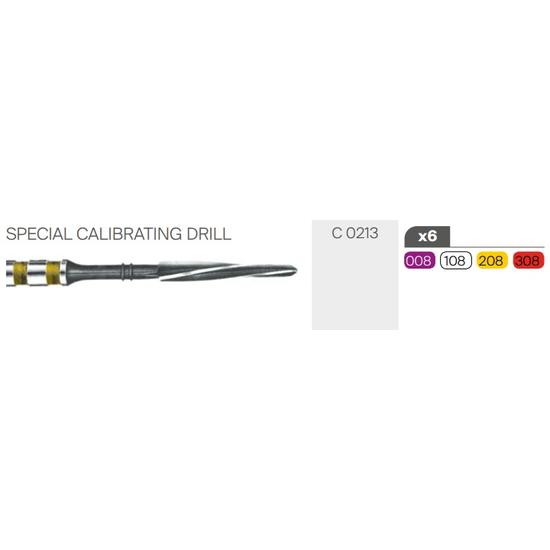 Uniclip UNIMETRIC/UNICAST  213/208 előfúró sárga 6db