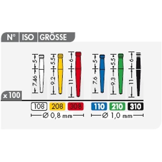 Uniclip utántöltő 110/1 kék 100db