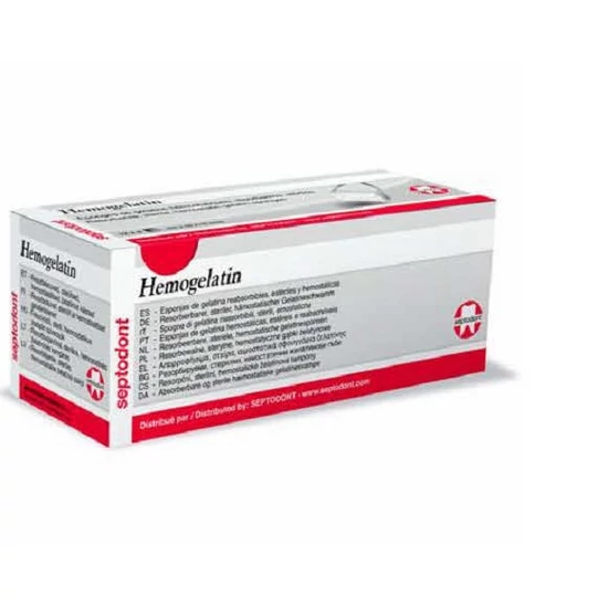 Hemogelatin steril vérzéscsillapító szivacs 24db Septodont