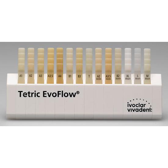Tetric EvoFlow shade guide