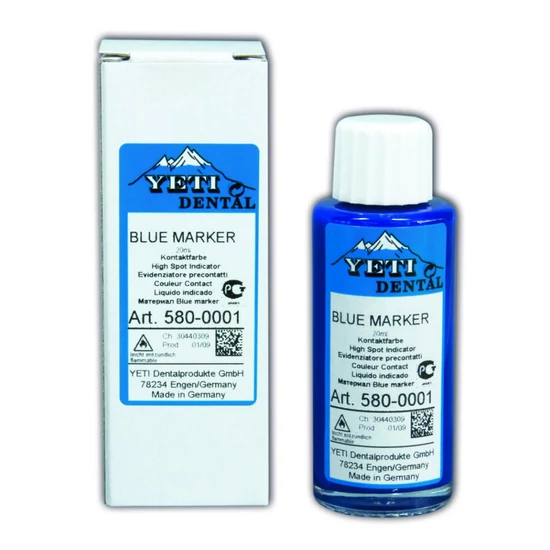 Blue Marker jelőlő filc kék YETI 20ml