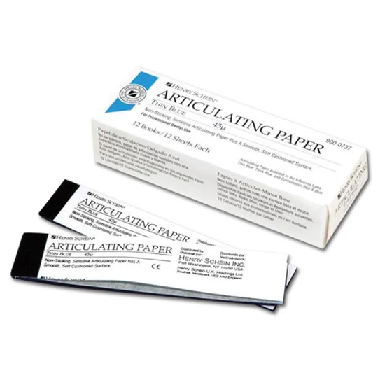 Artikulációs papír 195µ kék 12x12 lap HS