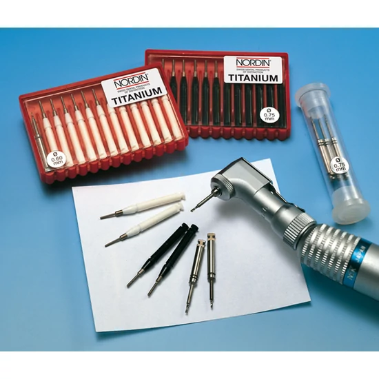 Titán retenciós csap ut. 0,75mm 100db/1db fúró Nordin