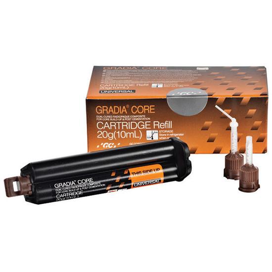 AKCIÓ - GC Gradia Core Cartridge Refill 1x10ml (20g)+20db végződés
