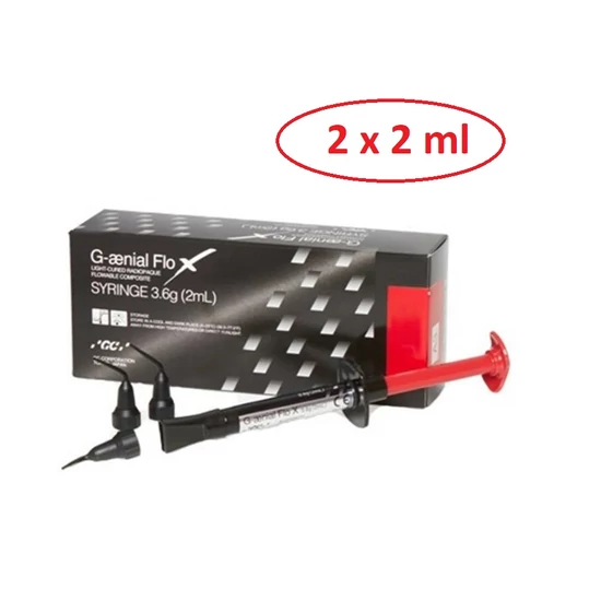 AKCIÓ - GC G-aenial Flo X, Syringe, 2 x 2 ml