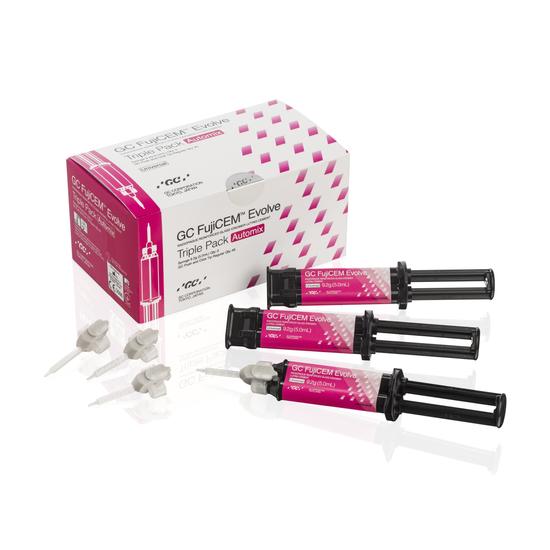GC FujiCEM Evolve syringe -automix-3x (9.2 g / 5.0 mL)+ 45xPush and Click Tip Regular