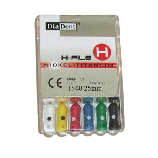 Hedström-Files(NiTi) 25mm 08 szürke Diadent
