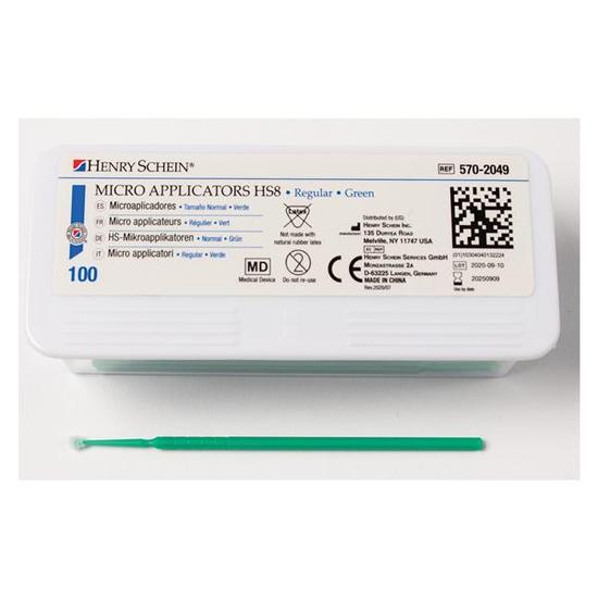 Applikátor pálca zöld regular 86mmx2mm 100db HS