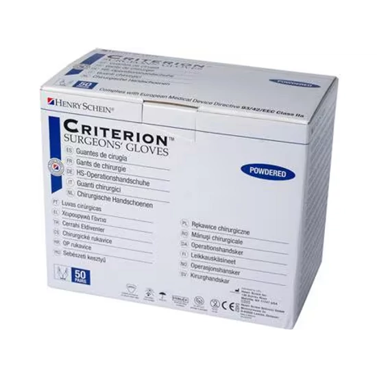 Kesztyű steril-Criterion pud..seb. 6,5 (50pár)