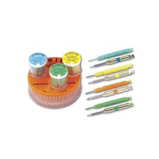 Stabilok kék 20db acél 0,6mm + 1db előfúró