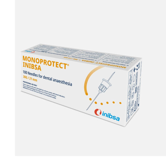 Injekciós tű MONOPROTECT 6643 INIBSA 30G 0,3x21MM MEDIUM