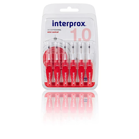 INTERPROX 4G No.1.0 mini conical piros 0,60mm/2,4mm 6db