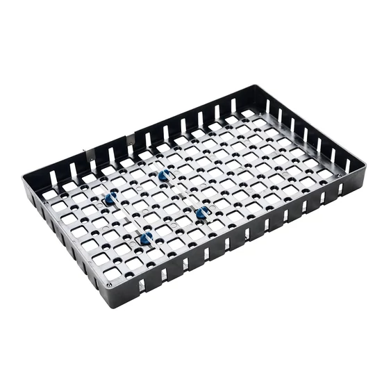 ServoMax Tray Set 2×uni trapper, 2×metal cilp(nagy fekete betét)