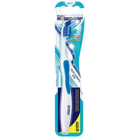 Piksters fogkefe Ribbed Grip Brush