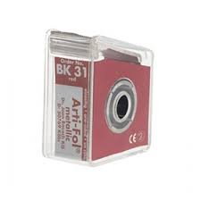 Artikulációs fólia Metallic 12µ BK 31 piros egyoldalú 20mx22mm adagolóval Bausch