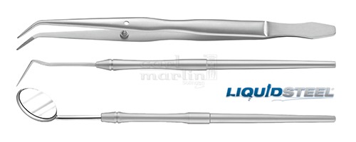 Diagnostic Kit Liquid Steel (csipesz, szonda, tükör nyéllel) 3db CM