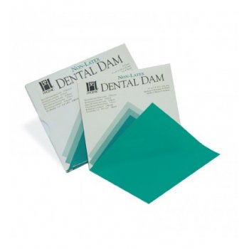 Dental Dam latexmentes 15,2x15,2cm közepes zöld 15db Coltene