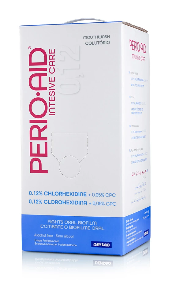 AKCIÓ - Dentaid Perio Aid Intensive Care 0,12% szájöblítő kék 5 liter 3+1