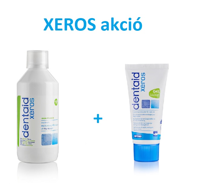 AKCIÓ - XEROS szájöblítő 500ml + XEROS gél 50ml