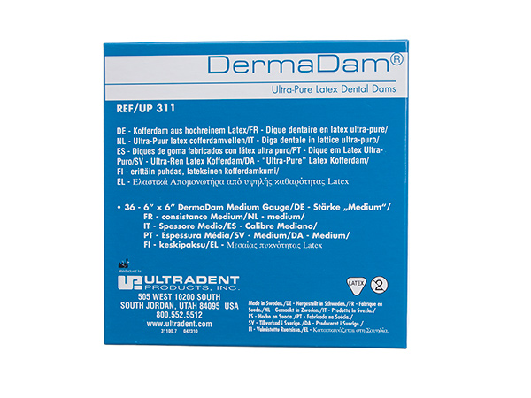 Kofferdam gumi/Dermadam medium 36db kék
