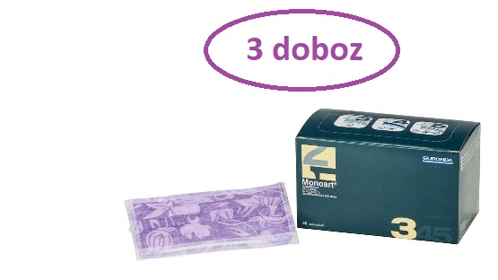 AKCIÓ - Arcmaszk Monoart Protection 3 FLORAL virágmintás 3x50db