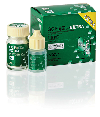 GC Fuji IX GP Extra 1-1 Pack A3 (15g por+6,4ml folyadék)