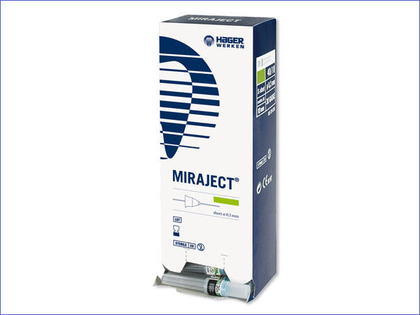 Miraject injekcióstű (Carpule) 27G 30/42 0,4x35mm 100db H&W