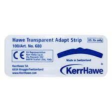 Hawe Transparent Strips 0,075mm 100db