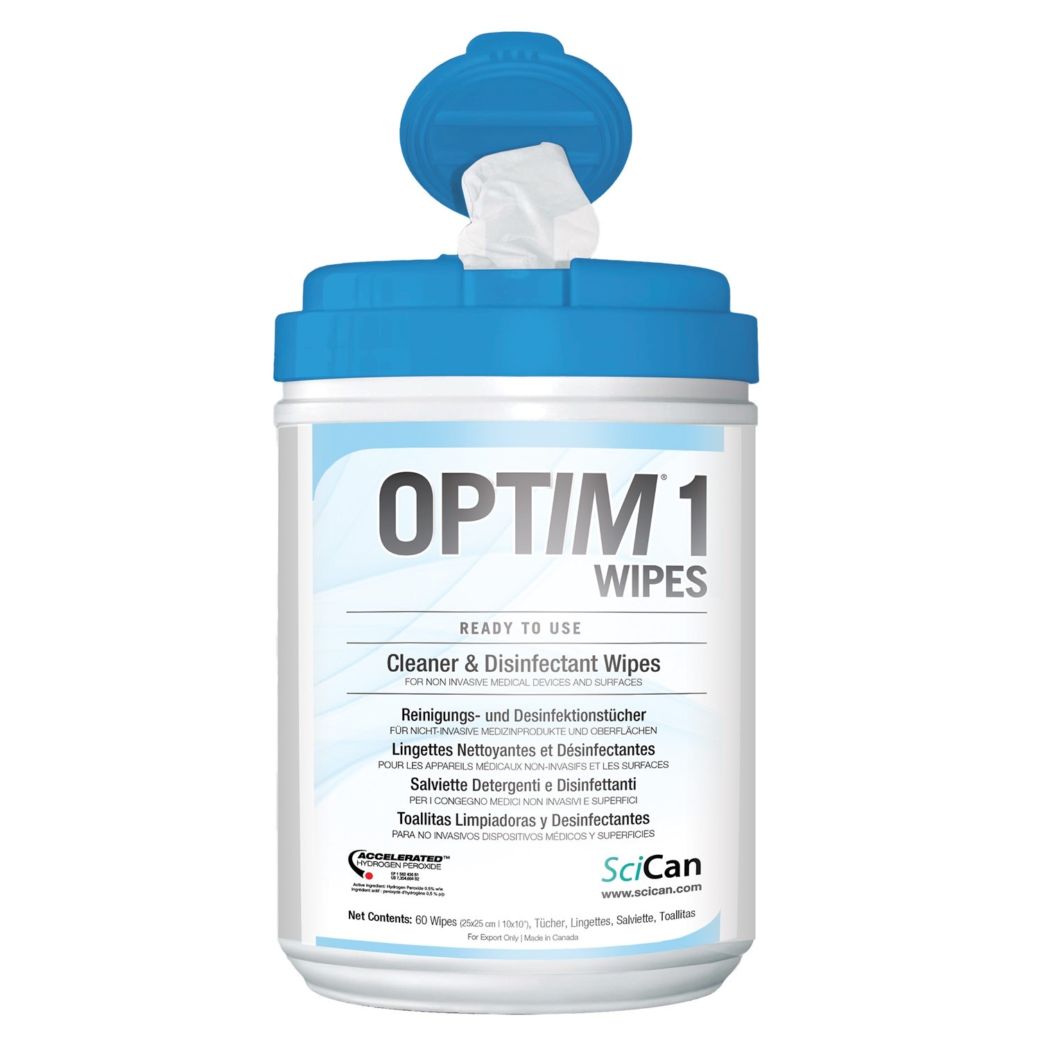 AKCIÓ - OPTIM1 Wipes 15x18cm (160 kendő/doboz) 2+1