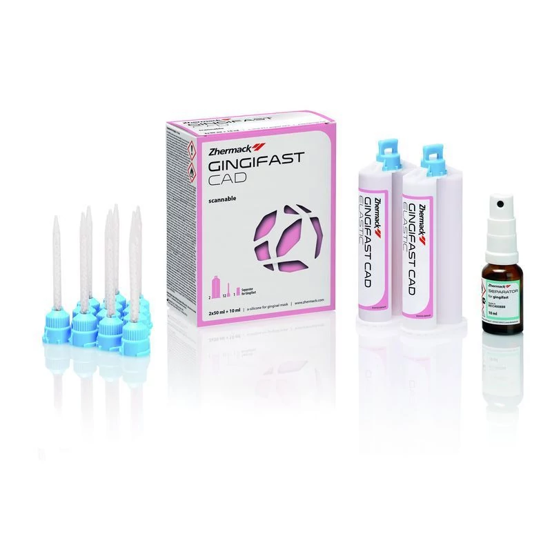 GINGIFAST RIGID CAD 2 X 50ML 12MIXING TIPS SEPARATOR 10ML