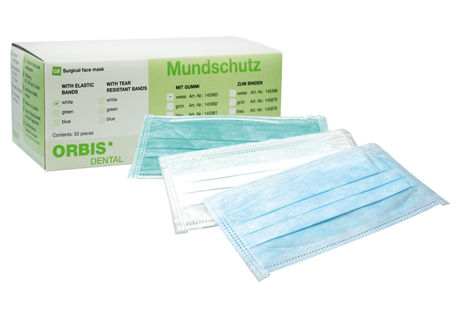 ZZ-Arcmaszk gumis zöld Orbis 50db