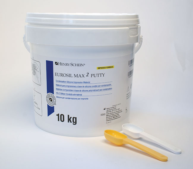 Eurosil Max 2 C-szilikon Putty Normal sárga 10kg HS