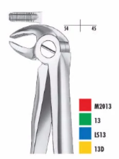 Fogó alsó front+premoláris